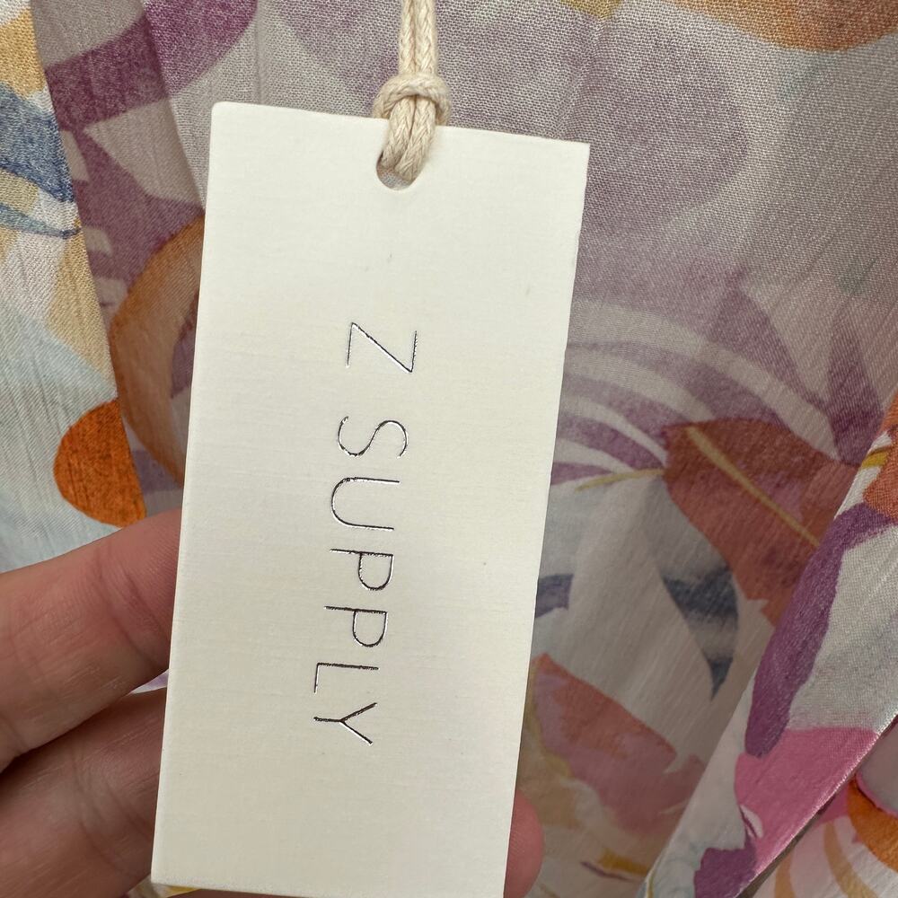 Z SUPPLY NWT Evereve Palm Multicolor Kimono Wrap // M - Picture 9 of 12